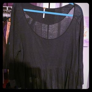 Free People- Soft Peplum Top